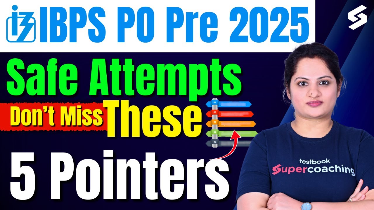How To Attempt IBPS PO PRE Exam? | IBPS PO Safe Attempt 2025 | IBPS PO Exam Strategy 2025