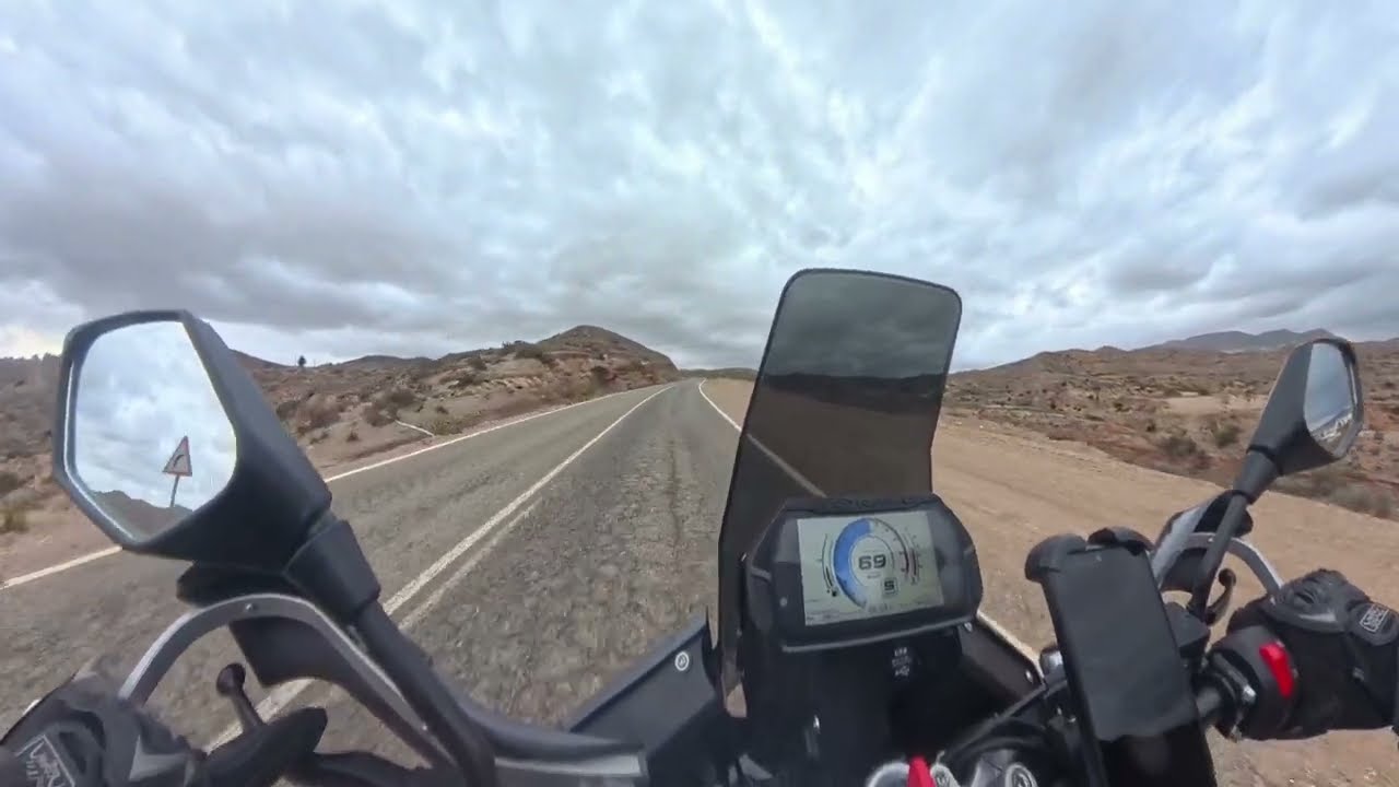 Huércal - Taberno. Insta360 x4. Rieju Aventura 125