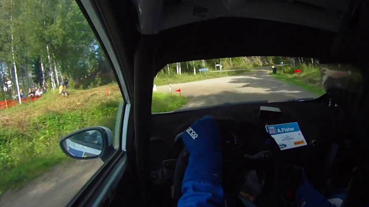 WRC Rally Finland 2012 Ouninpohja Alastair Fisher Onboard