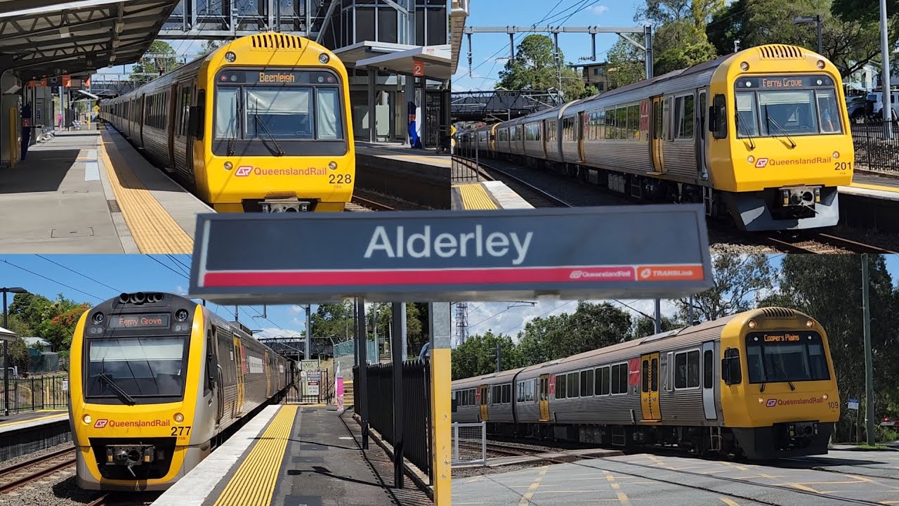 Trains at Alderley