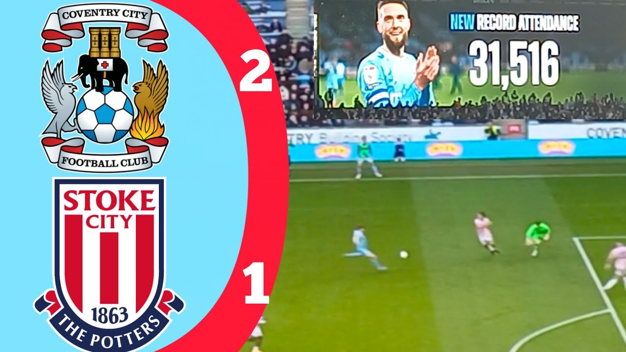 Late heroics on legends day (Coventry city vs Stoke city matchday vlog)