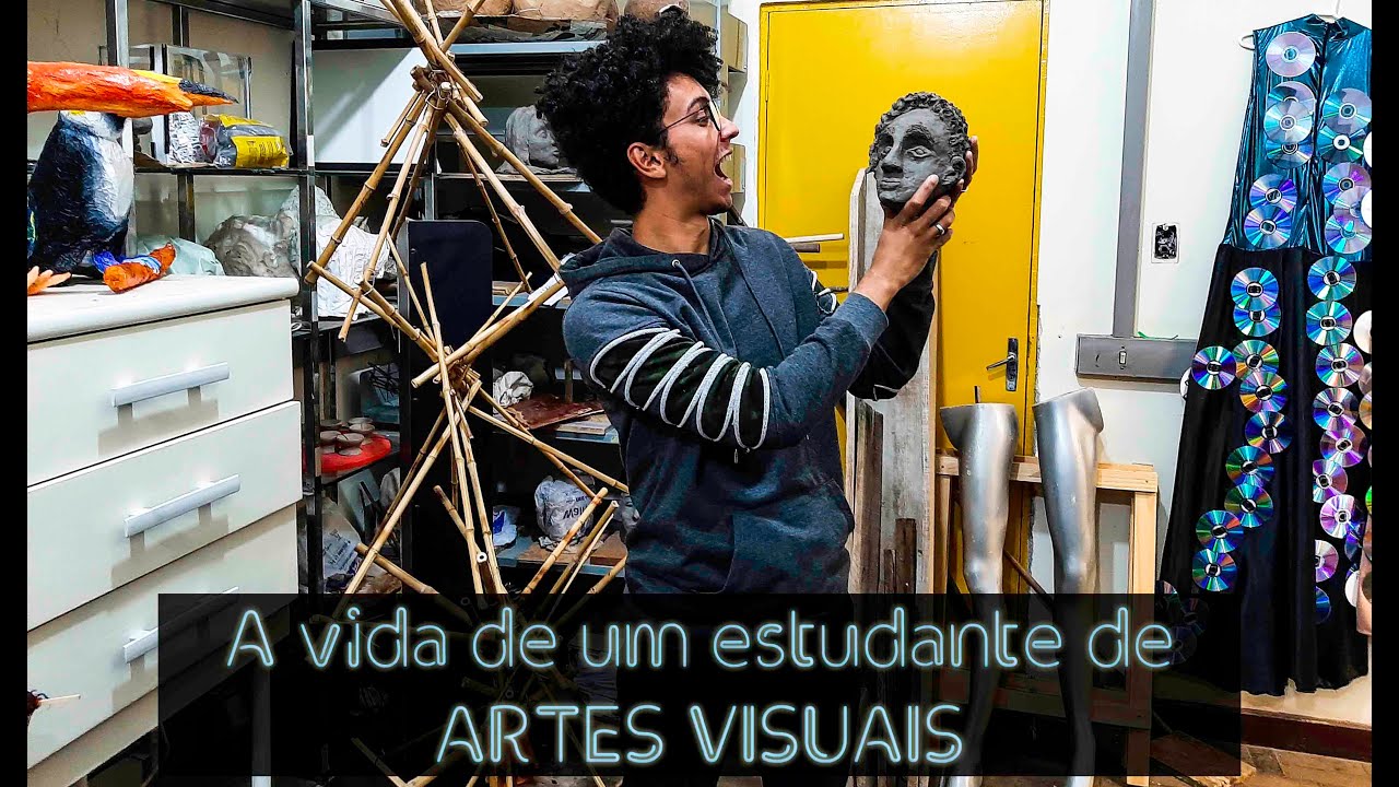 VLOG A vida de um estudante de ARTES VISUAIS