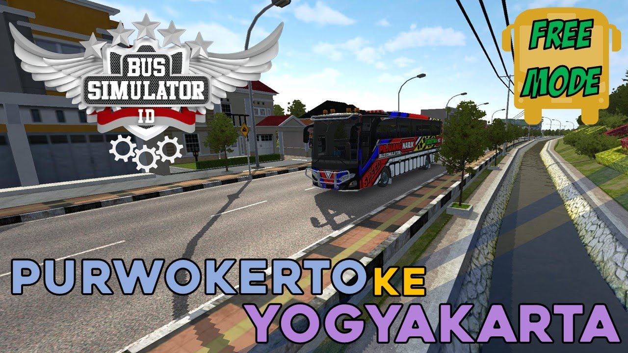 Bus Simulator Indonesia Trip Purwokerto to Yogyakarta (Free Mode)