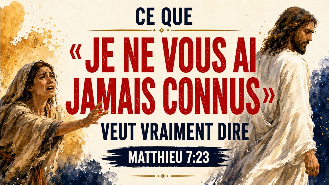 Matthieu 7:23 &ndash; La signification grecque cach&eacute;e que la plupart des chr&eacute;tiens manquent