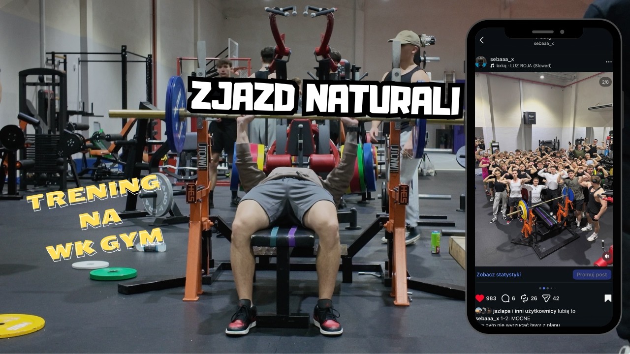 TRENING NA WK GYM | ZJAZD NATURALI