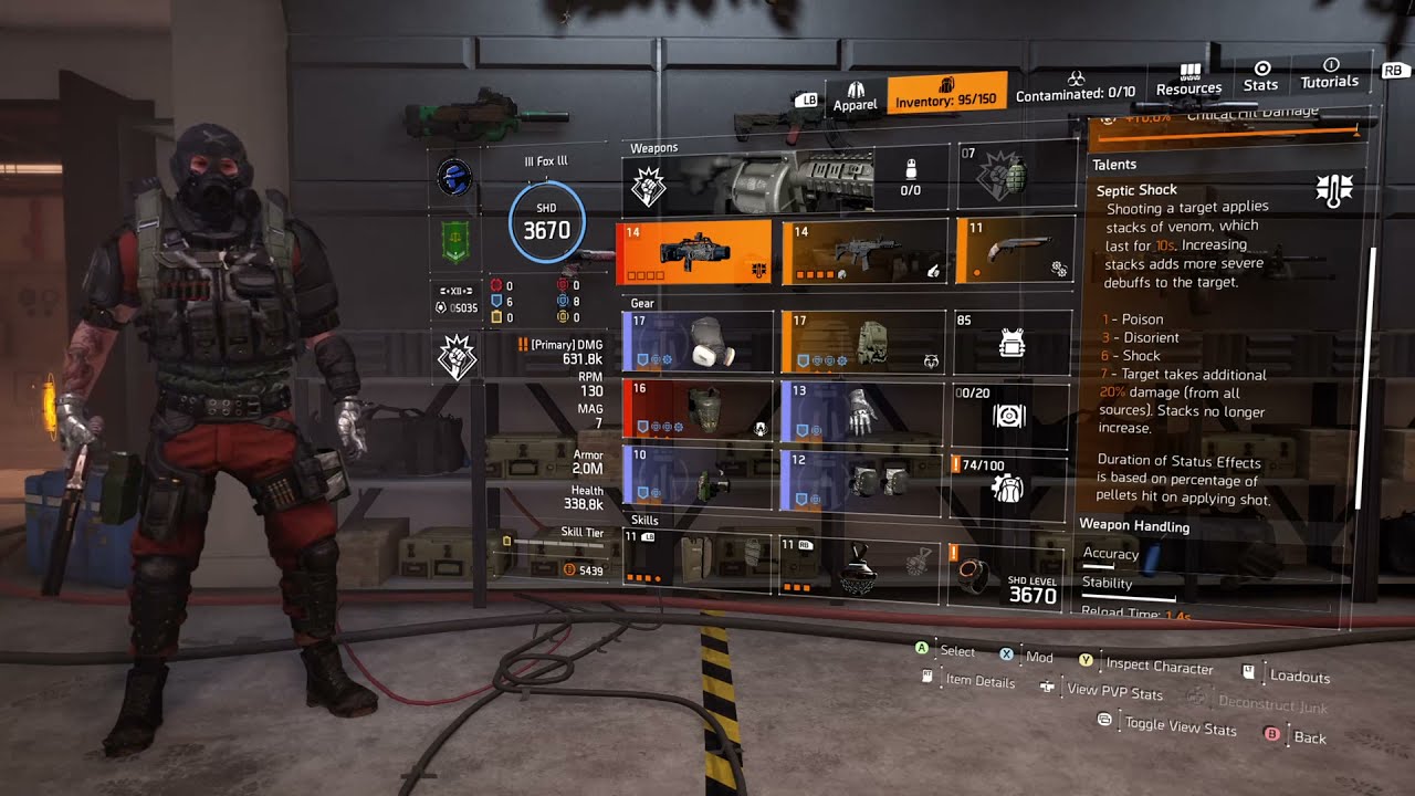 The Division 2 - Universal Tank build - 1 build for all Raids and Legendary! - HUGE team buffs!