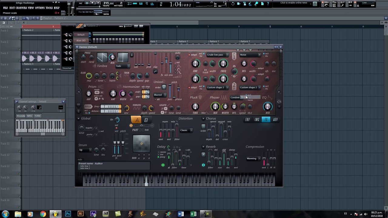 Psytrance with Harmor Fl studio Free Preset