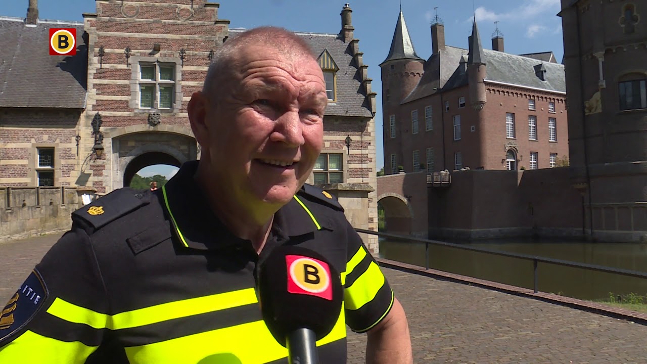 Explosievenverkenners van de politie houden grote oefening in kasteel Heeswijk