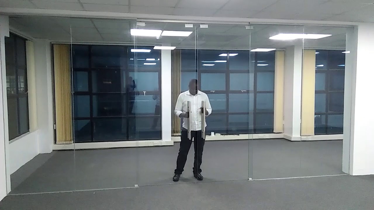 Frameless Glass Sliding Doors in Kenya, Frameless Glass Partitions
