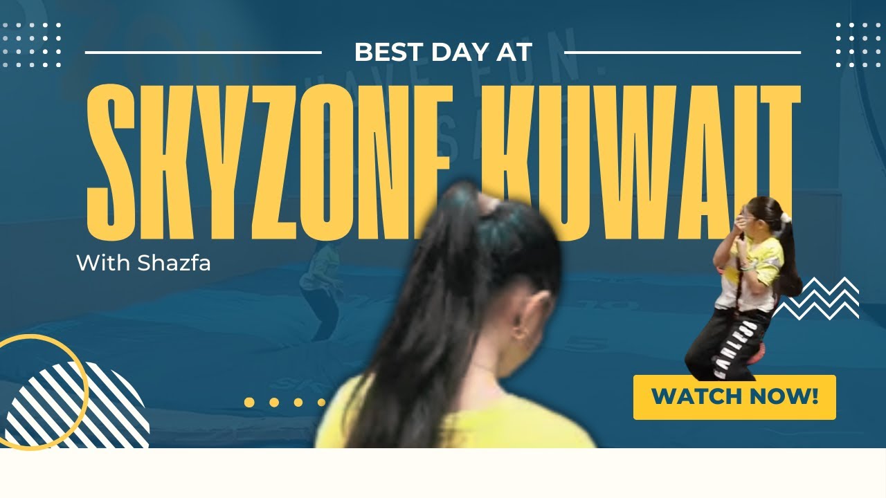 Sky ZoneTrampoline Park Kuwait Full Tour 🏬 Beautiful Asima Mall Video
