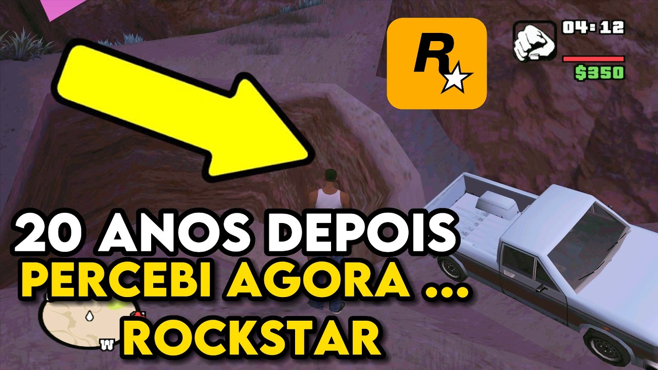 GTA SA  CURIOSIDADES - VOCE PERCEBEU O QUE ESTAVA ALI POR ANOS ? FOI UM DETALHE CURIOSO