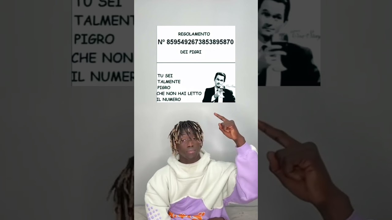 Regolamento dei pigri