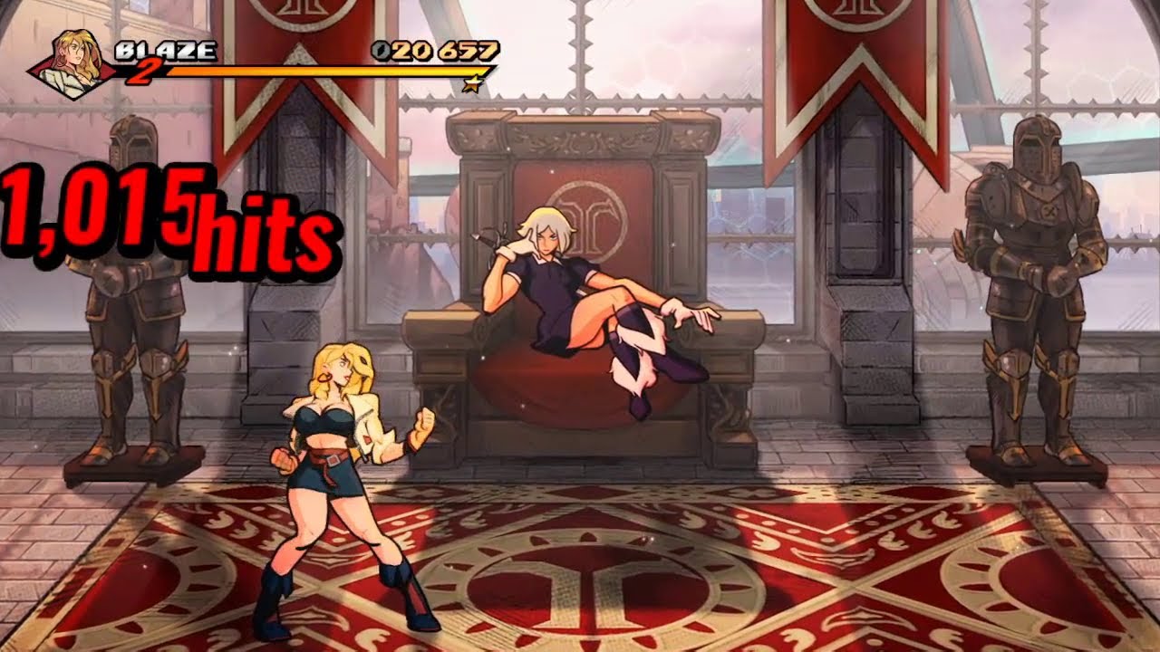 Streets of Rage 4 - Blaze, Stage 12 [Mania+, S, Perfect?, 248k - Old PB]