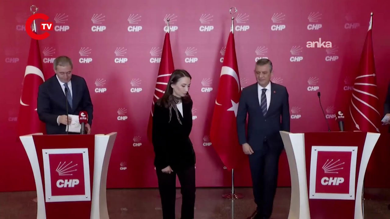 CANLI Özgür Özel DEM Parti Eş Genel Başkanları Tülay Hatimoğulları ve Tuncer Bakırhan ile görüştü