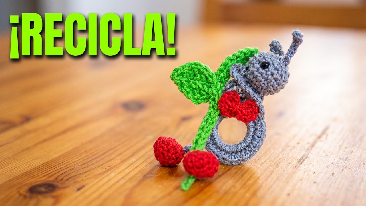 RECICLO y TEJO estas hermosas HORMIGAS!!!
