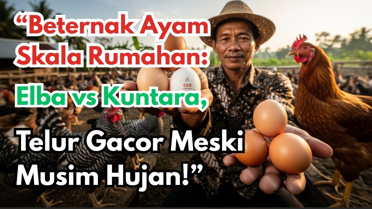 “Beternak Ayam Skala Rumahan: Elba vs Kuntara, Telur Gacor Meski Musim Hujan!”