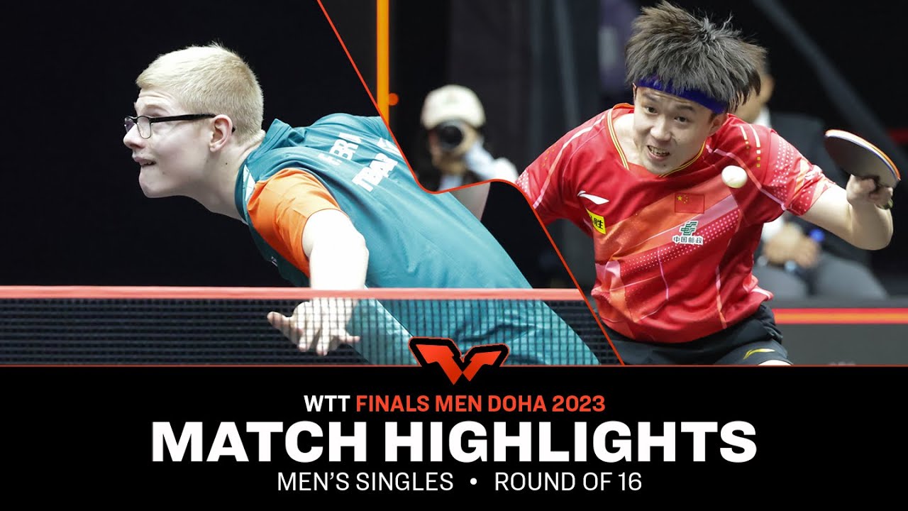 Felix Lebrun vs Wang Chuqin | MS R16 | WTT Finals Men Doha 2023