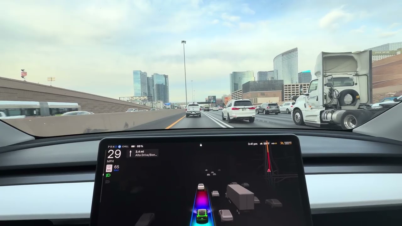 2023 Tesla Model Y - Las Vegas Afternoon Drive - January 22, 2026