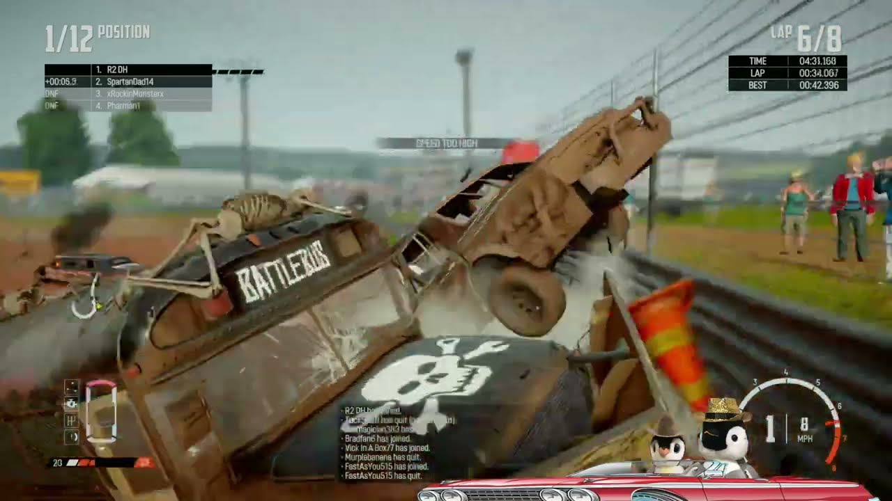 Can R2DH WIN or will it be a #epic Fail in #wreckfest ? I made them hate me! #lol  #funny
