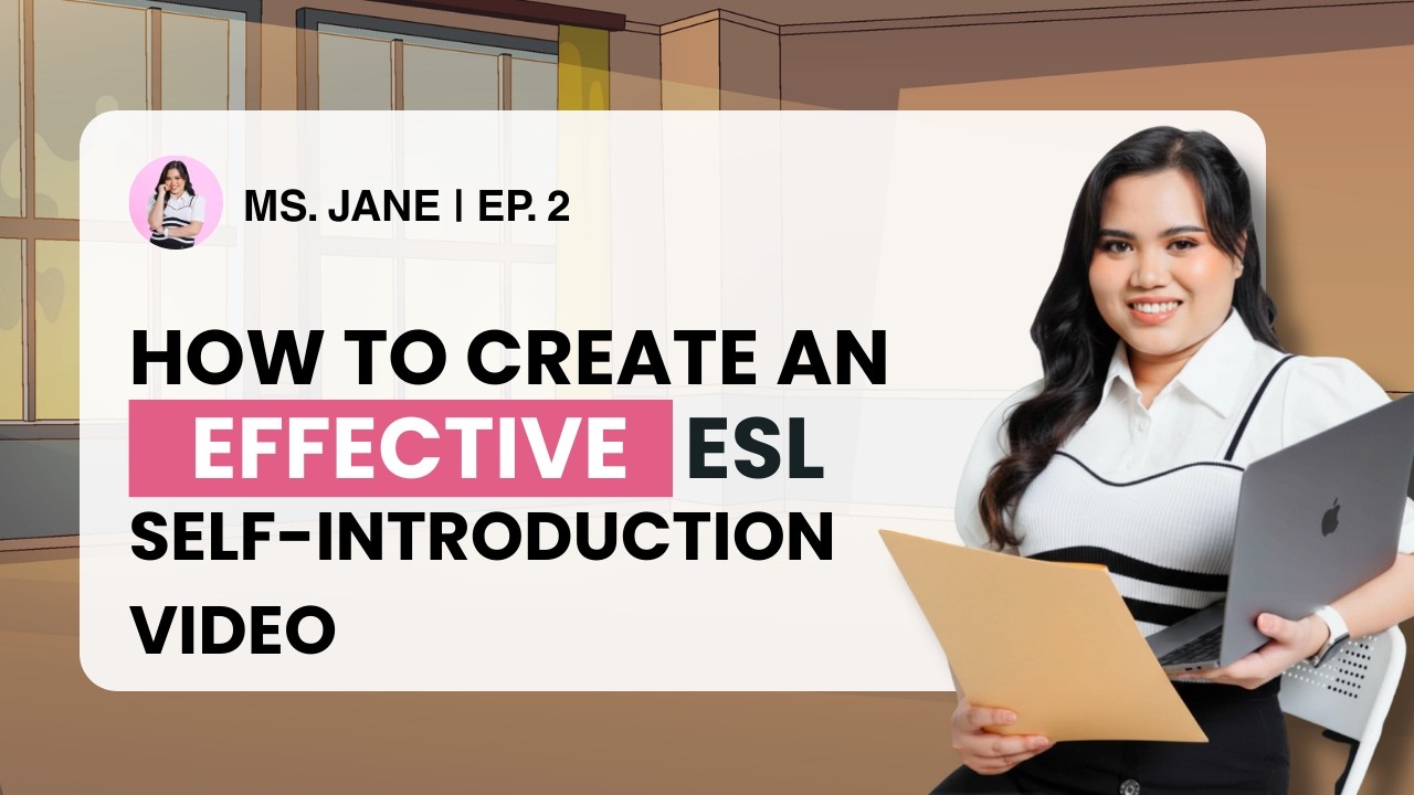 How to create an Effective Self-Introduction Video | ESL | Online Teaching
