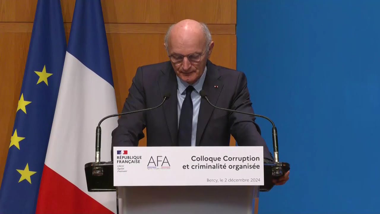 Colloque de l'Agence française anticorruption: corruption et criminalité organisée 2 décembre 2024