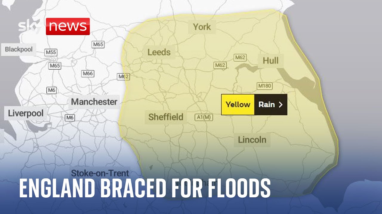 England braced for floods following weather warning