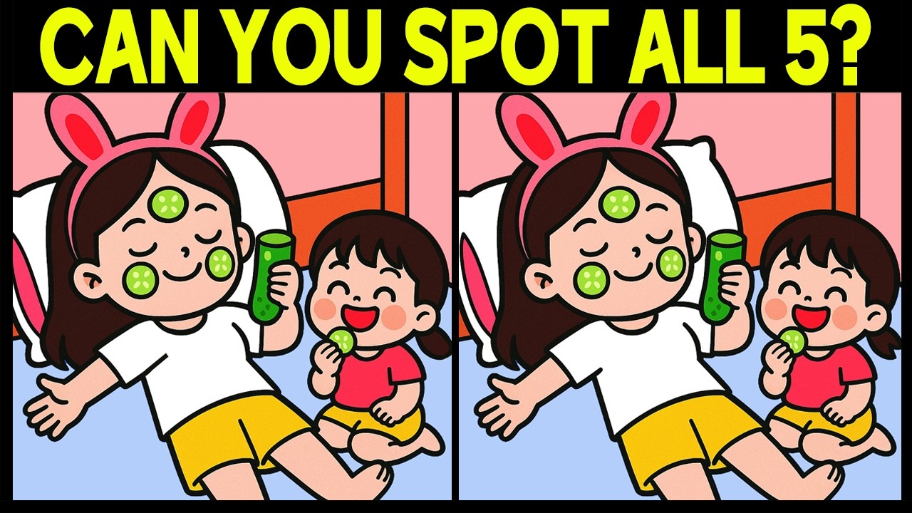 Spot The Difference Puzzles | Brain Games & Visual Challenges