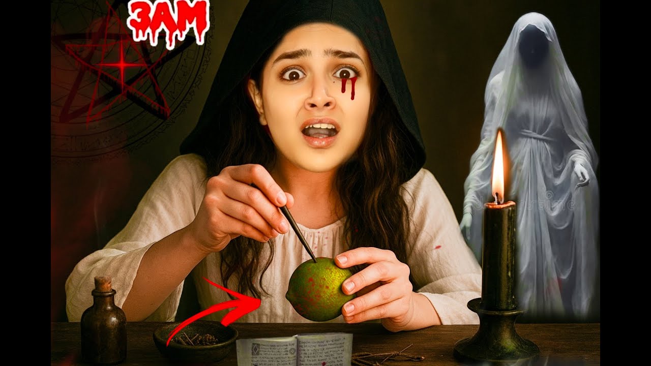 I Performed The DEADLY Witches Ritual at 3 AM ! *Paranormal Activity Recorded*