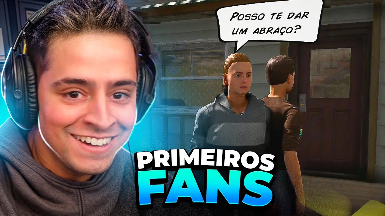 ESTOU EM BUSCA DO SUCESSO!!! CORINGA CONSEGUE SEUS PRIMEIROS FANS NO STREAMER SIMULATOR