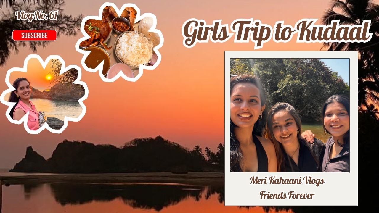 Konkan Escape 🌊 to Kudaal | Beach, Peace, Girl Gang & Pure Therapy #yasmeenkhanvlogs #trending