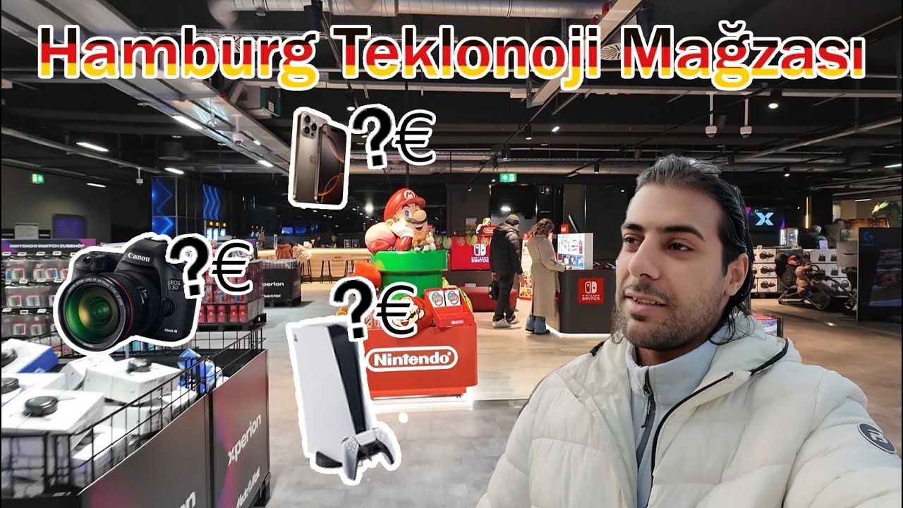 Hamburg’daki Dev Teknoloji Mağazası Şaşırttı! Avrupa’da Alışveriş Turu