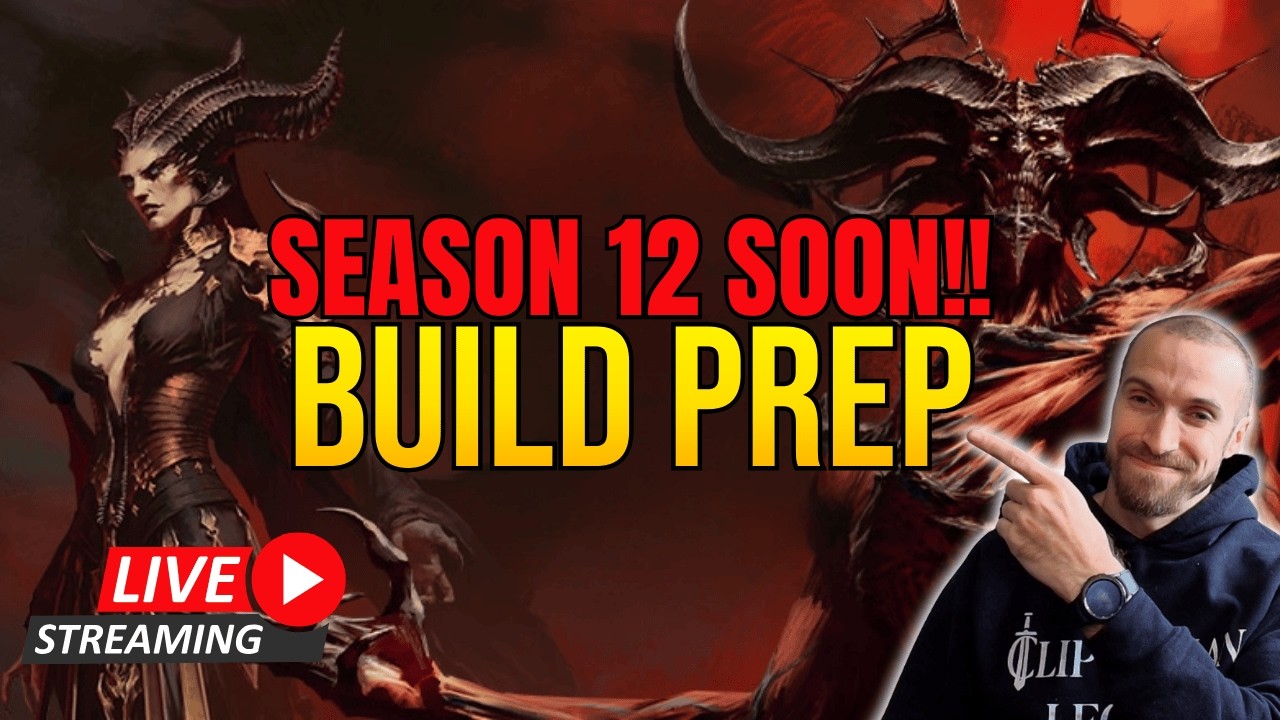 Last Minute Build Prep Before Season 12! #Diablo4 #Diablopartner
