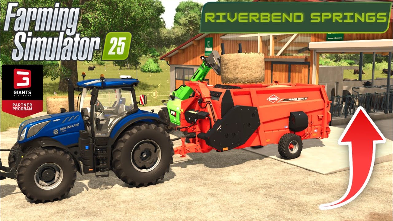 BUVOLY a ich kŕmenie |Riverbend Springs| FARMING SIMULATOR 25 |EP23|