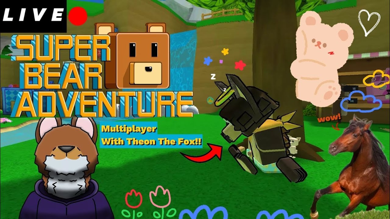 💕LIVE💕 Super Bear Adventure Multiplayer Gameplay!! 😏