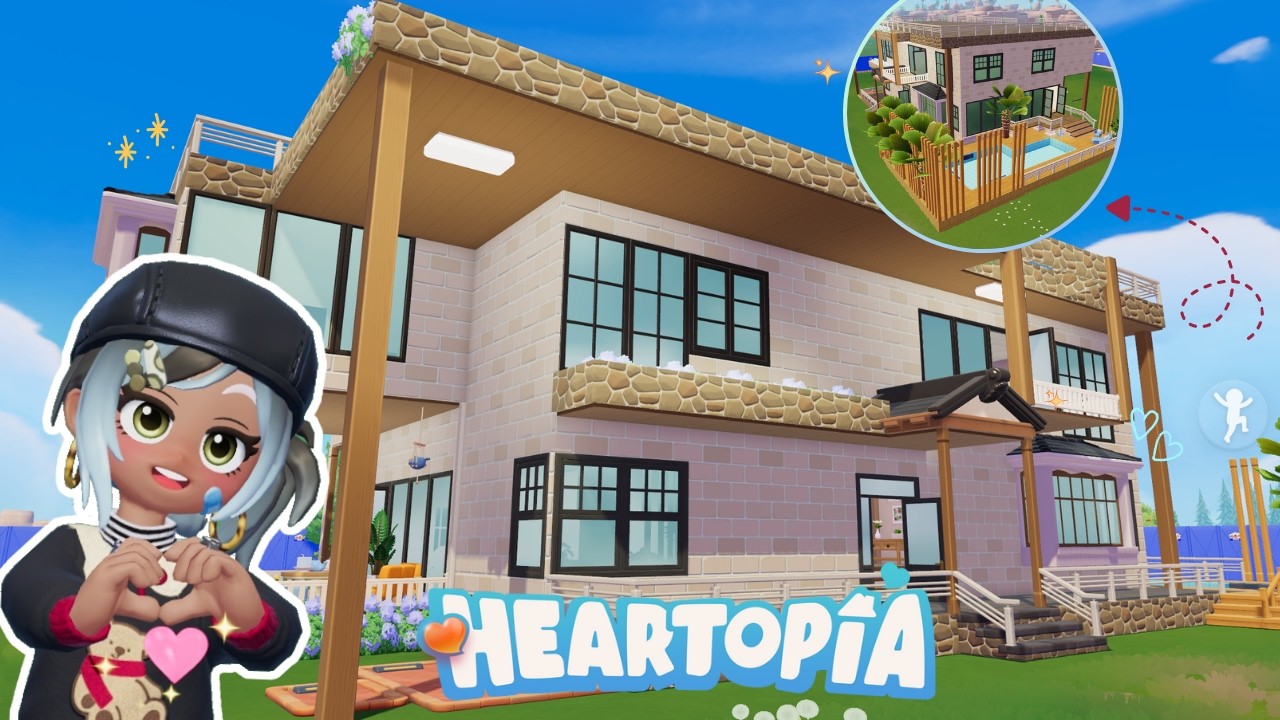 Building my DREAM HOME Brick By Brick 🏡| Heartopia ✨