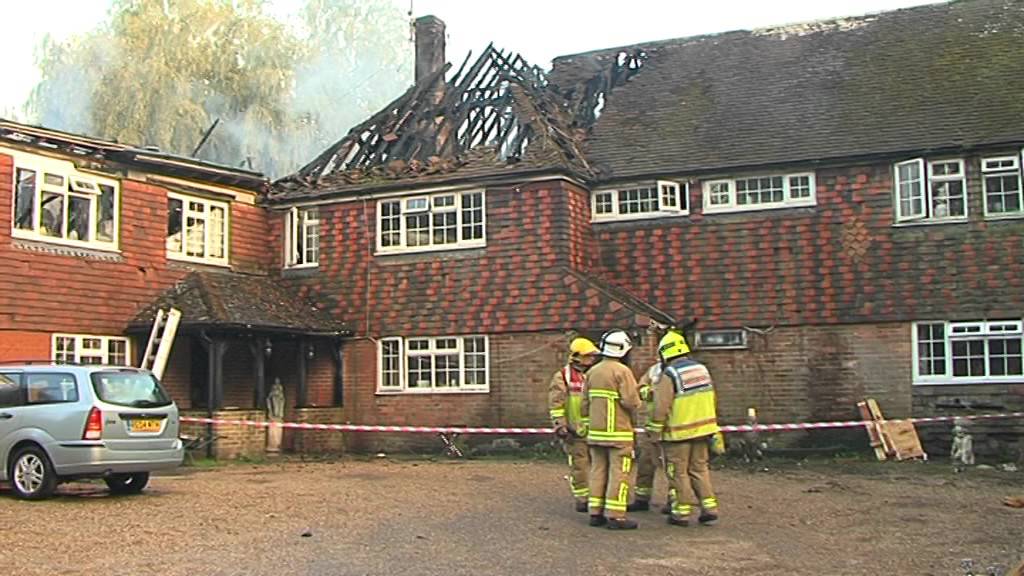 FIRE Broadwater Lane, Copsale. 19.9.15