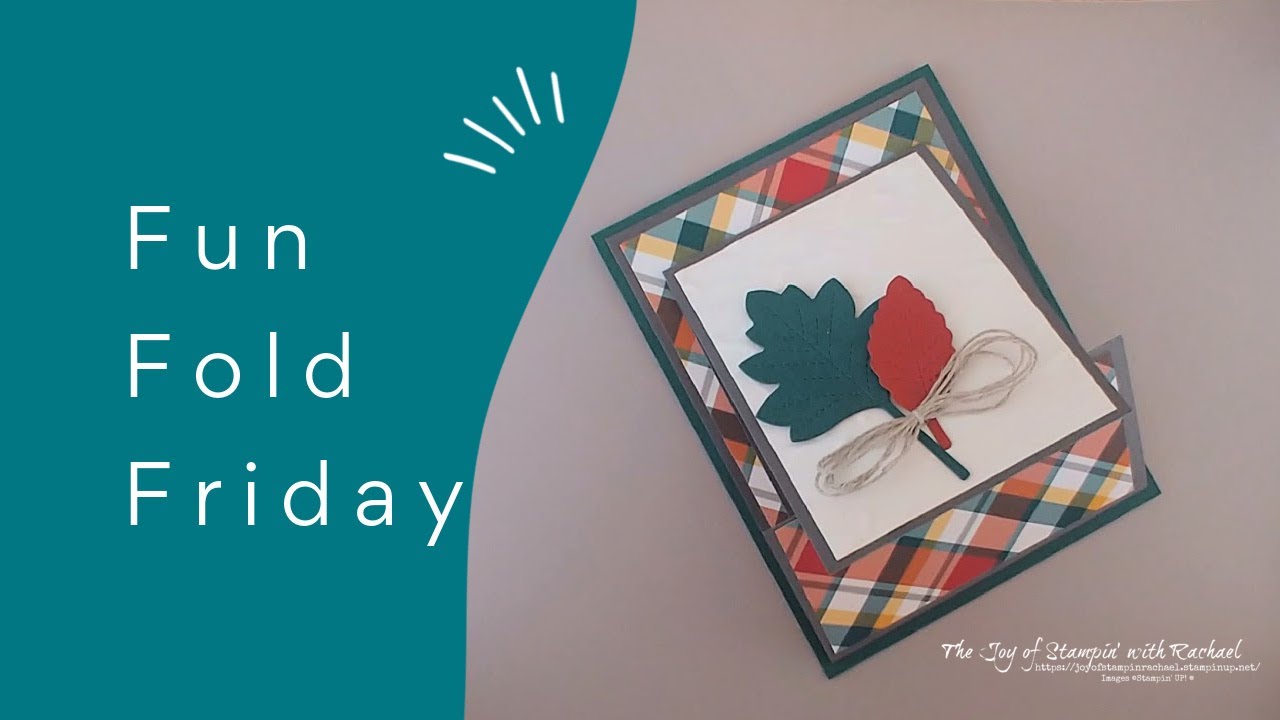Fun Fold Friday- Love of Leaves and Stitched Leaves Dies