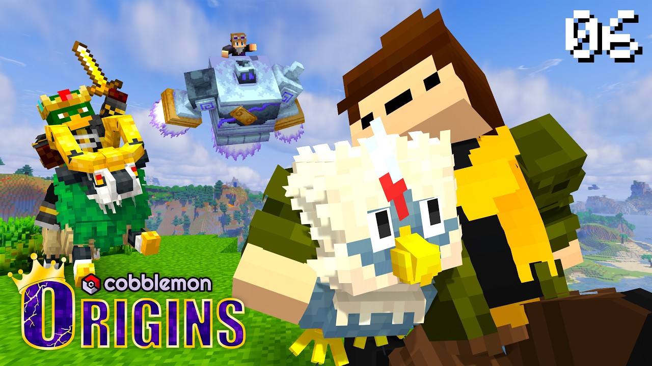 Chilling and Building my Starter Base! Cobblemon ORIGINS Stream!