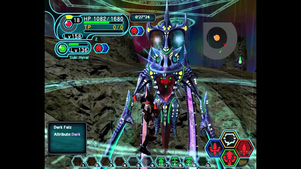 Phantasy Star Online Ep I Dark Falz Final Boss Fight