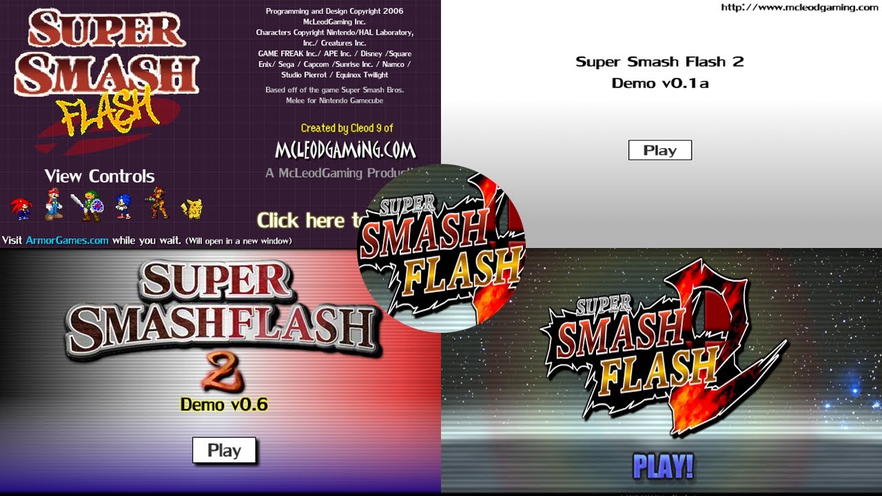 EVOLUTION OF SUPER SMASH FLASH