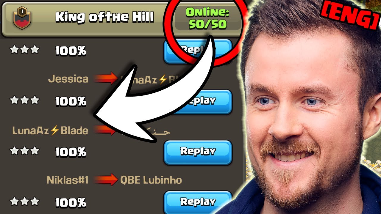 FIRST TH 17 Match in King of the Hill Mode (Clash of Clans)