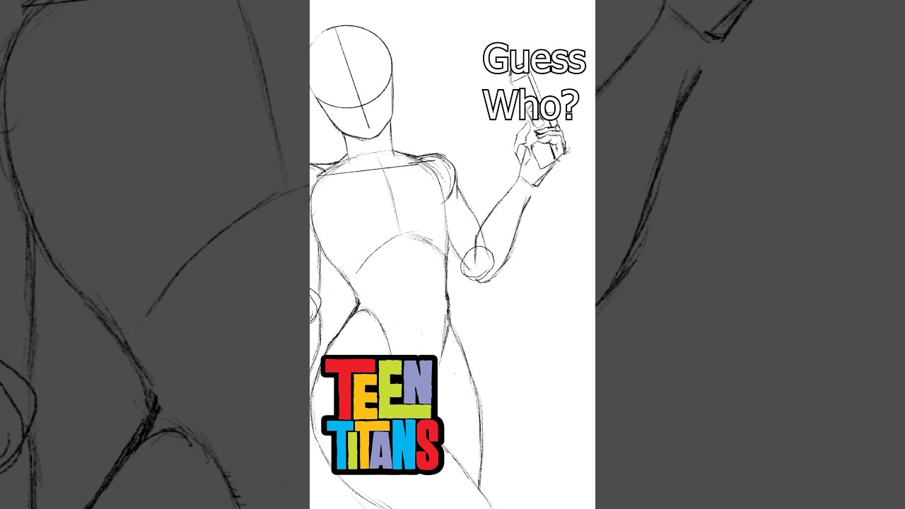 Drawing Teen Titans as Crime Lords #art #shorts #digitalart