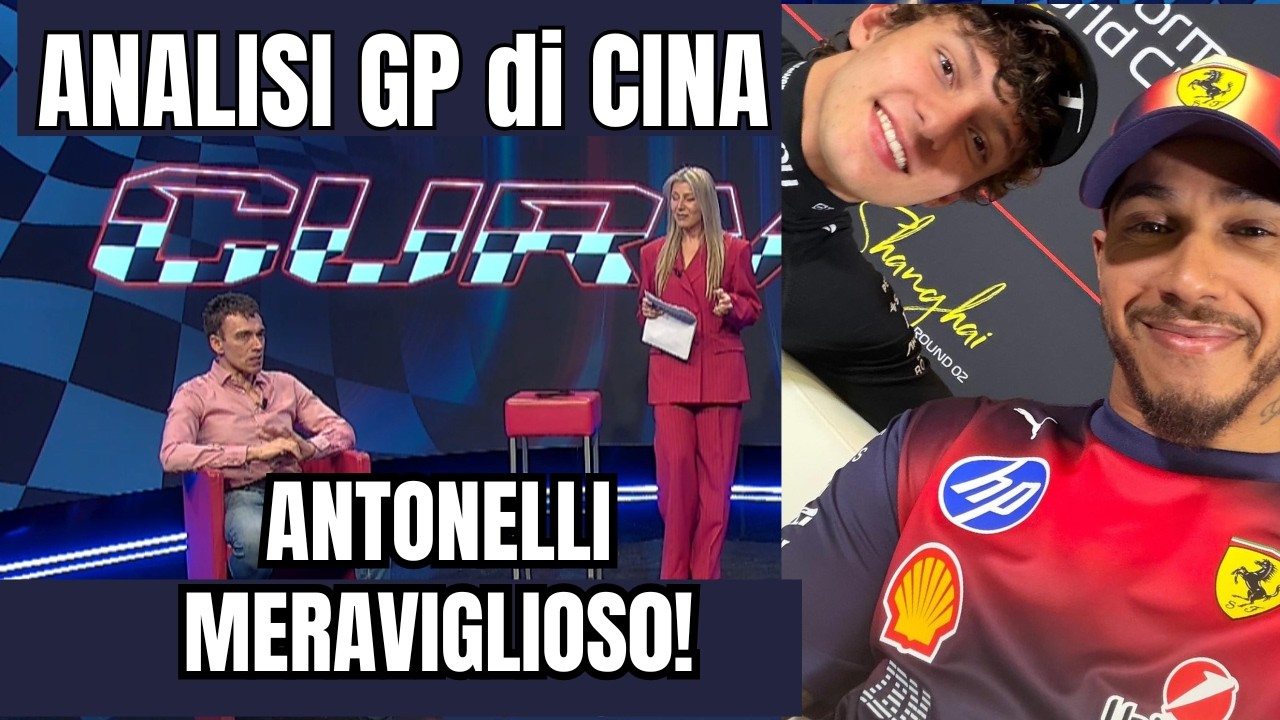 PASSATO, PRESENTE E FUTURO in un SELFIE! Meraviglioso ANTONELLI!
