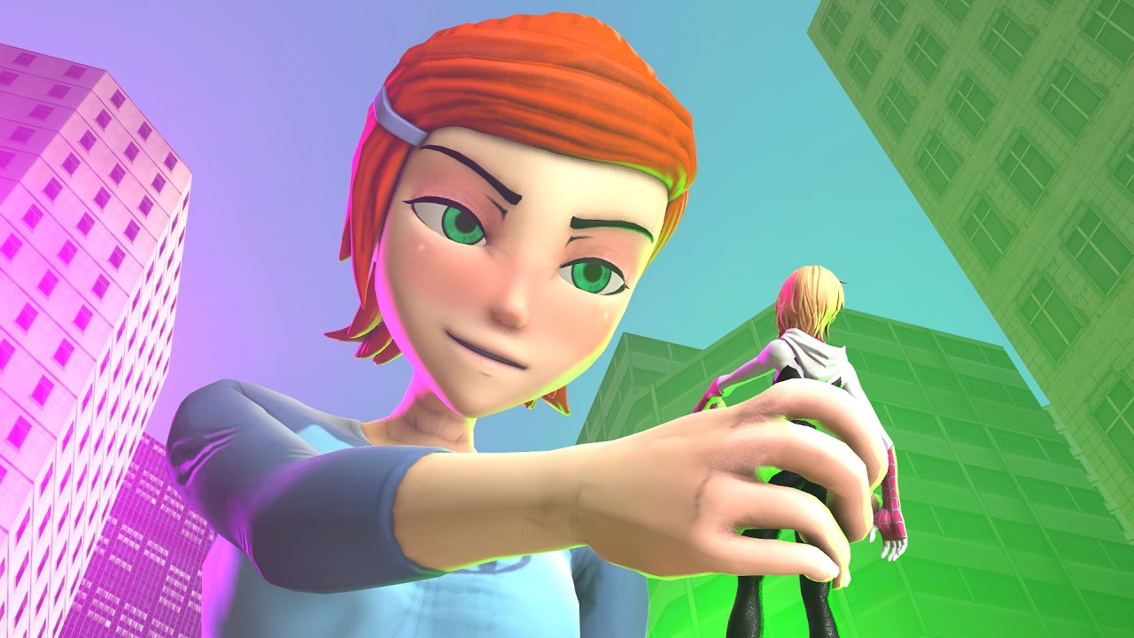 Giantess Gwen season 3 (full episodes) / Gwen Tennyson growth up!