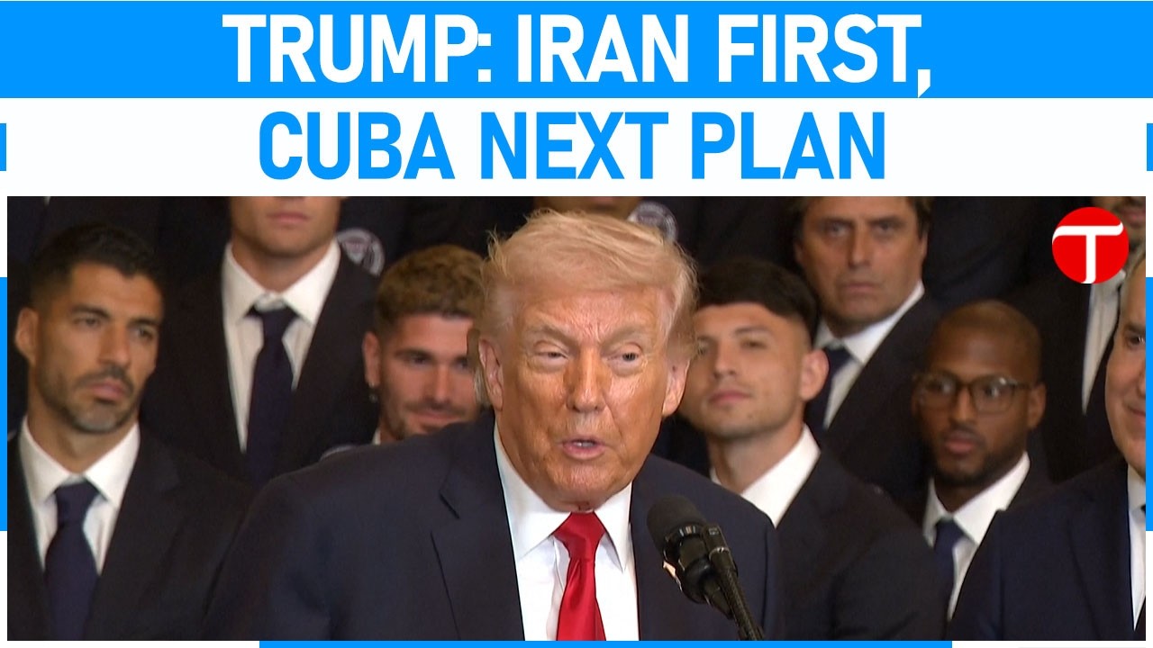 Trump: want to finish Iran then Cuba 'question of time'