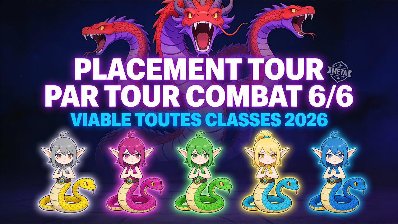 DOFUS - COMBAT CONTRE LES NORDES 6/6 - Placement id&eacute;al (autowin?) - Viable ALL CLASSE en 2026