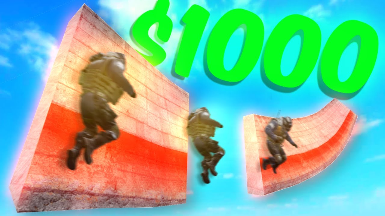Последний, кто упадет с рампы для серфинга в CS:GO, выиграет 1000 долларов