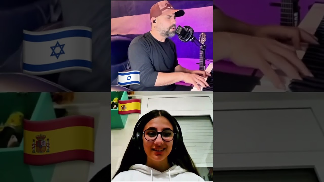 Priceless reaction from Spain #omegle #music