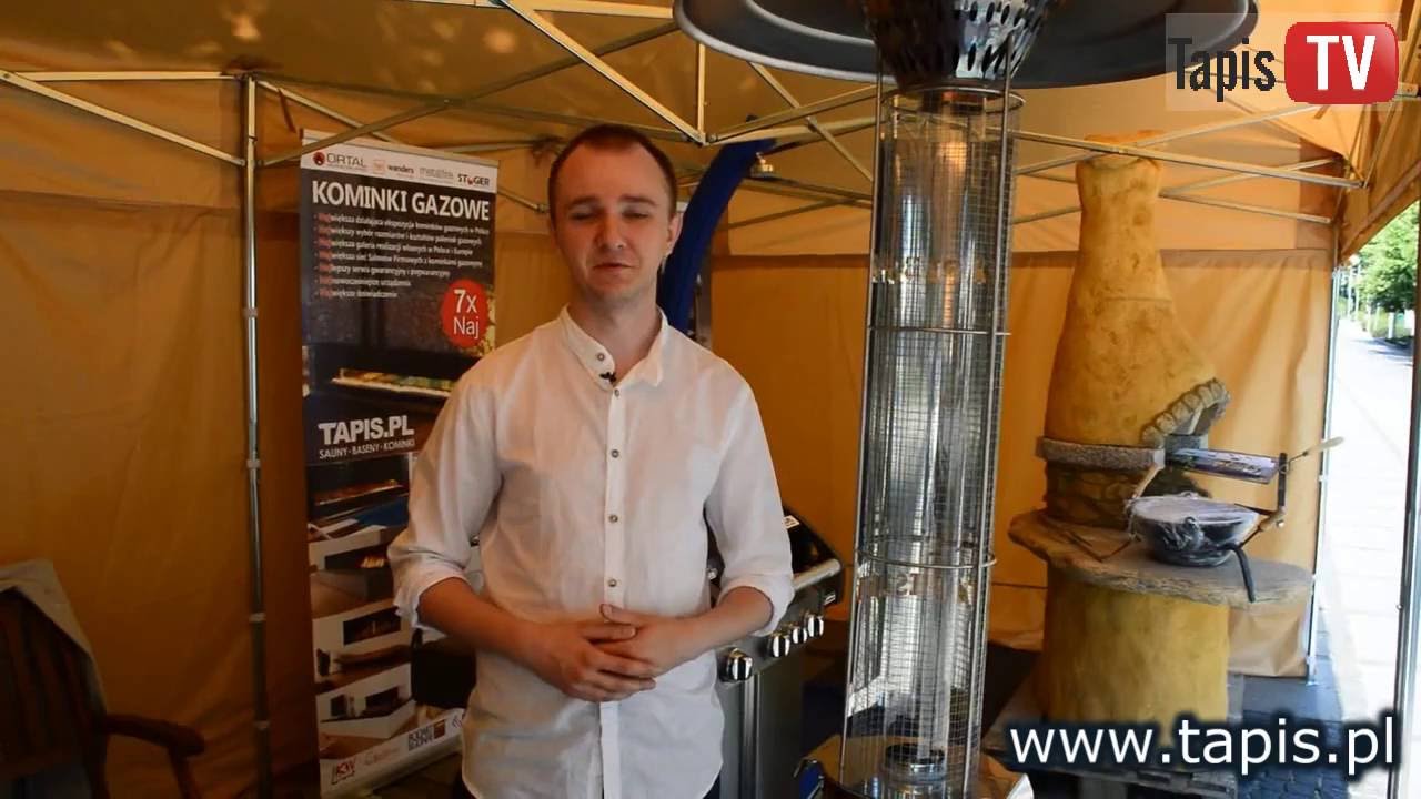TAPIS TV - LAMPA GAZOWA BARCELONA OGRZEWACZ PROMIENNIK TARASOWY OGRODOWY - PIECYK GAZOWY