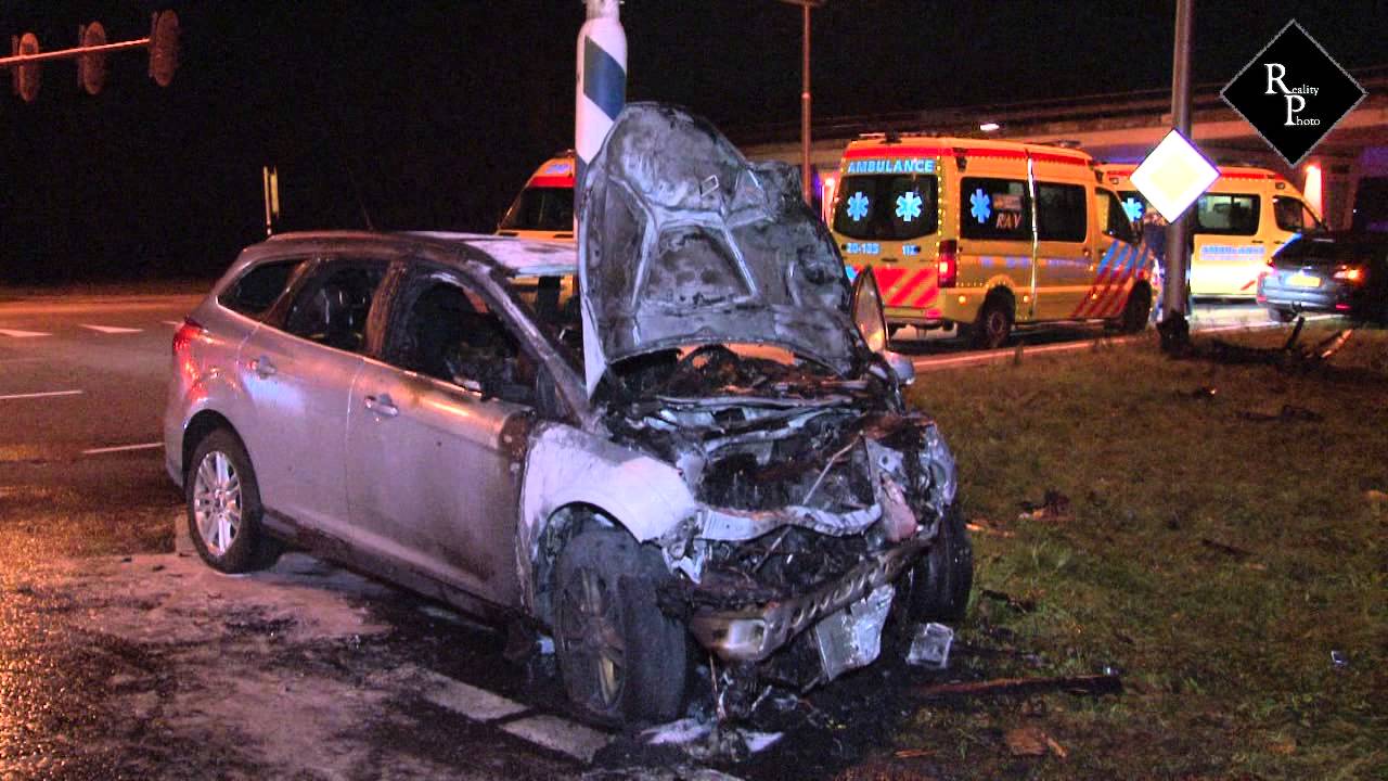 Ongeval met 4 gewonden Burg Letschertweg Gilze